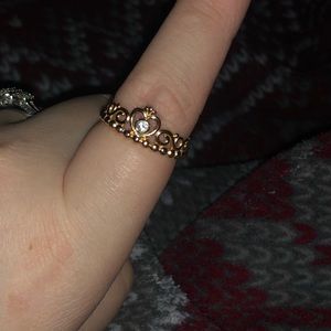 Pandora princess crown ring